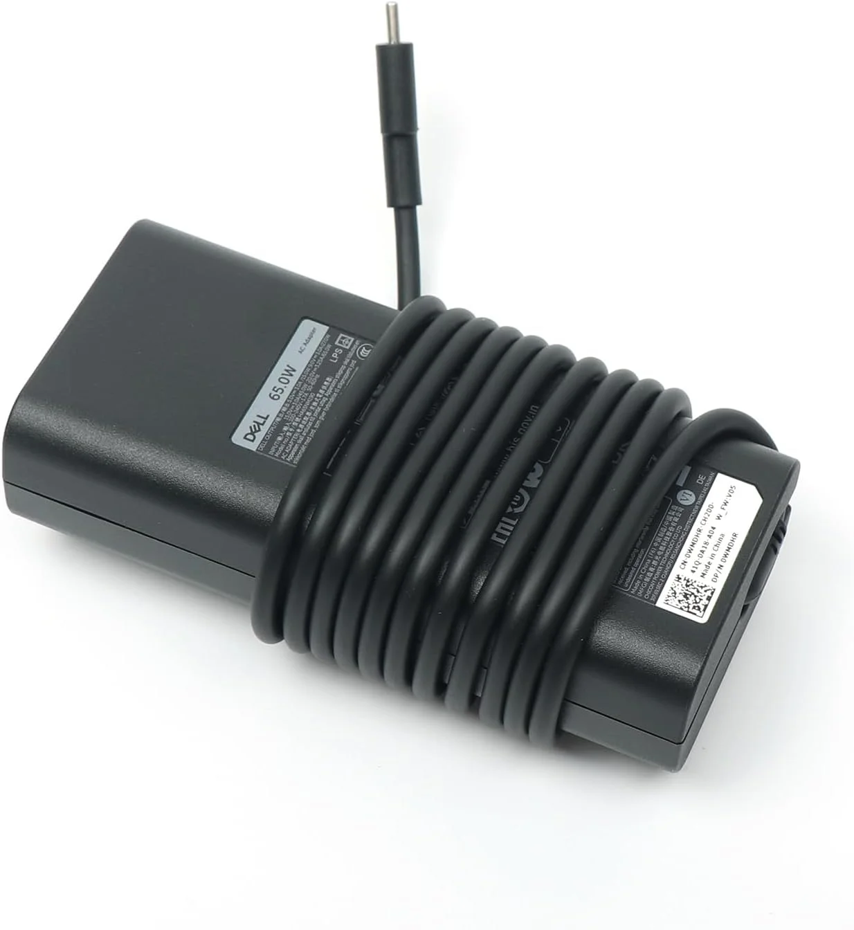 شارژر لپ تاپ 65 واتی USB-C دل، آداپتور برق Latitude 5400 5410 5420 5430 5440 5450 به همراه کابل برق، مشکی، HA65NM190 شارژر لپ تاپ 65 واتی USB-C دل، آداپتور برق Latitude 5400 5410 5420 5430 5440 5450 به همراه کابل برق، مشکی، HA65NM190