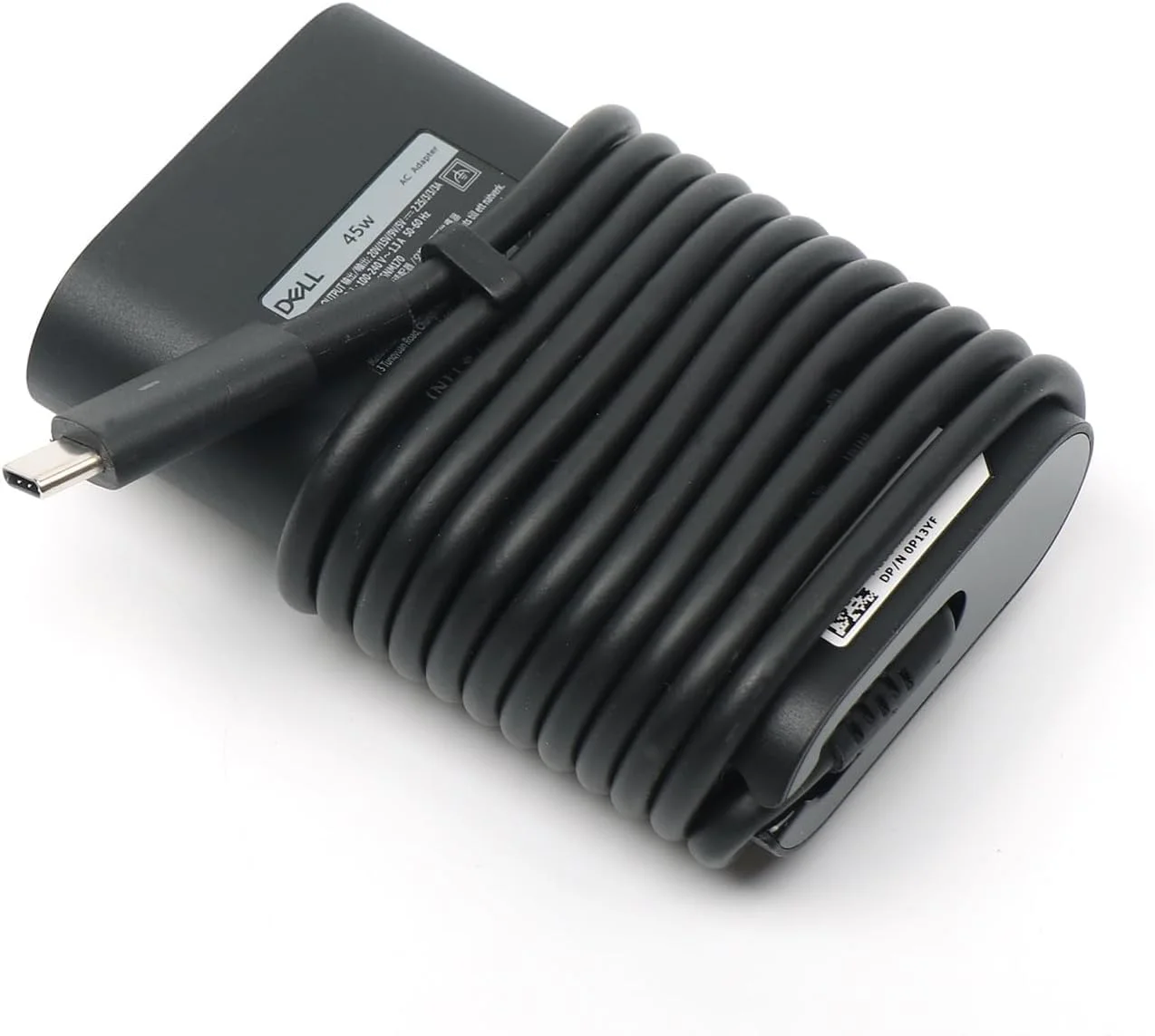 شارژر لپ تاپ دل 45 وات USB Type C، آداپتور AC، مناسب برای XPS 9315 2-in-1 XPS 13 9350 9360 9365 9370 9380، مشکی، DA45NM210 شارژر لپ تاپ دل 45 وات USB Type C، آداپتور AC، مناسب برای XPS 9315 2-in-1 XPS 13 9350 9360 9365 9370 9380، مشکی، DA45NM210