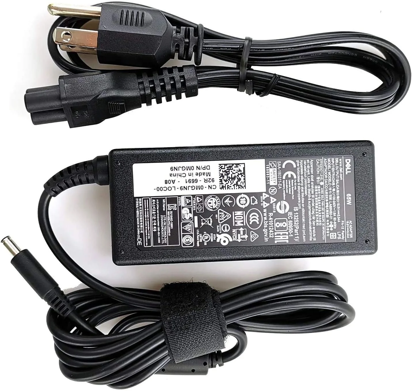 شارژر لپ تاپ 65 واتی اورجینال Dell مدل Thin برای سری Inspiron 15 (نسخه اصلی)