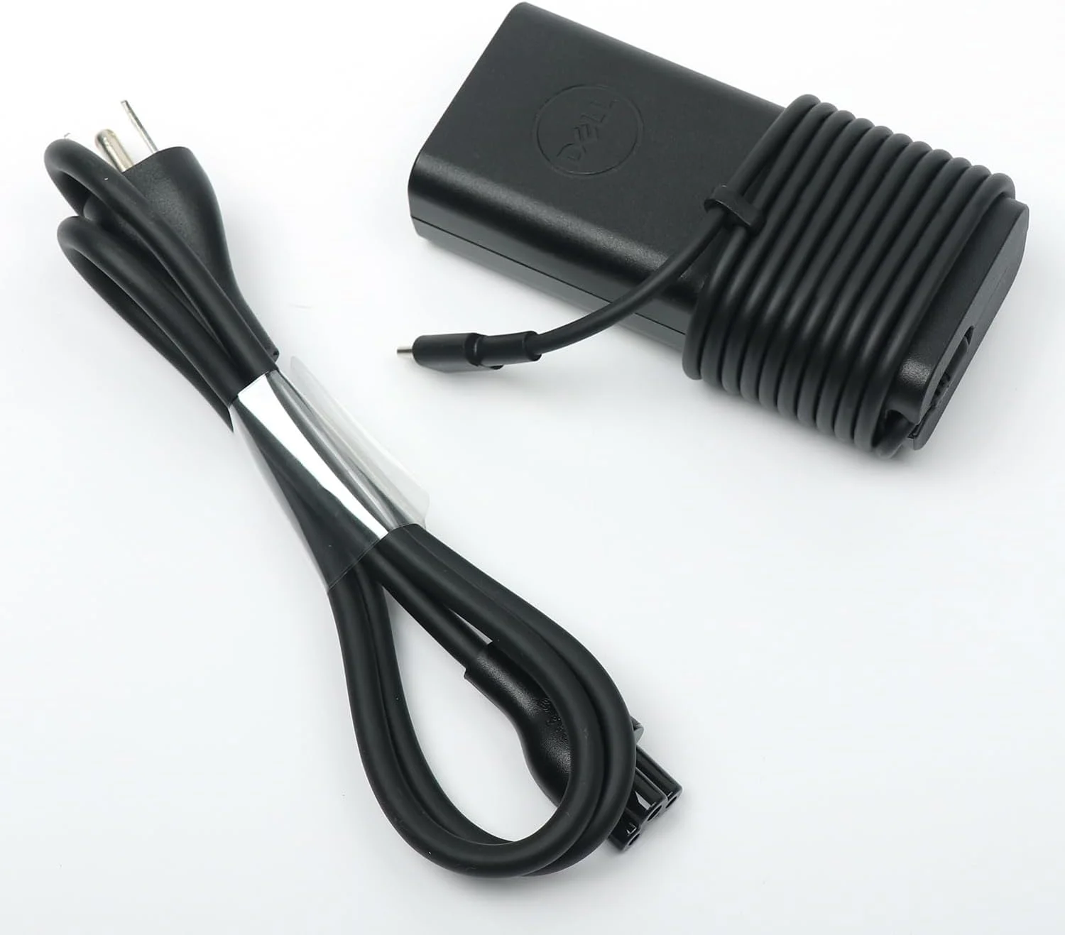 شارژر لپ تاپ 65 واتی USB C دل، آداپتور AC Latitude 5300 2 در 1، 5310 2 در 1، 5320، 5330، 5340، 5350 با سیم برق 3 فوتی، مشکی، HA65NM190
