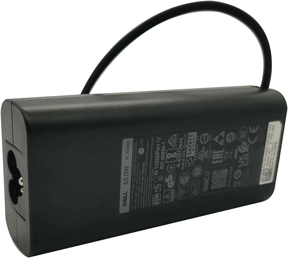 شارژر لپ تاپ 65 واتی USB-C دل، آداپتور AC Latitude 9410 9420 9430 9440 9450، مشکی، HKA65NM200