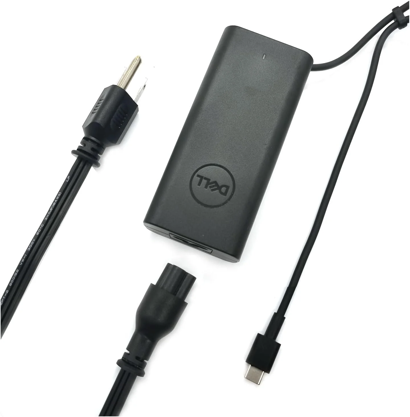 شارژر لپ تاپ 65 واتی USB-C دل، آداپتور AC Latitude 9410 9420 9430 9440 9450، مشکی، HKA65NM200