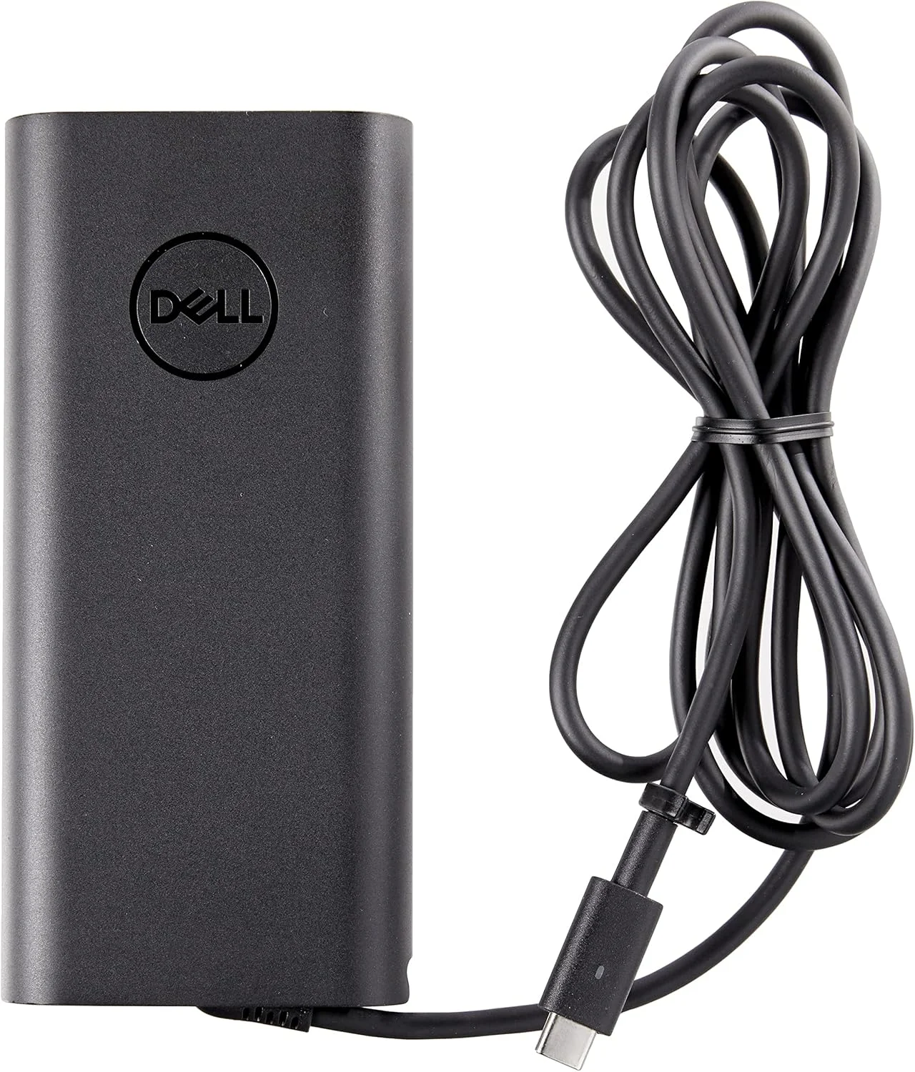 شارژر لپ تاپ Dell Slim USB-C - آداپتور برق 130 واتی Type-C، کابل 1 متری، قطعات OEM - مشکی