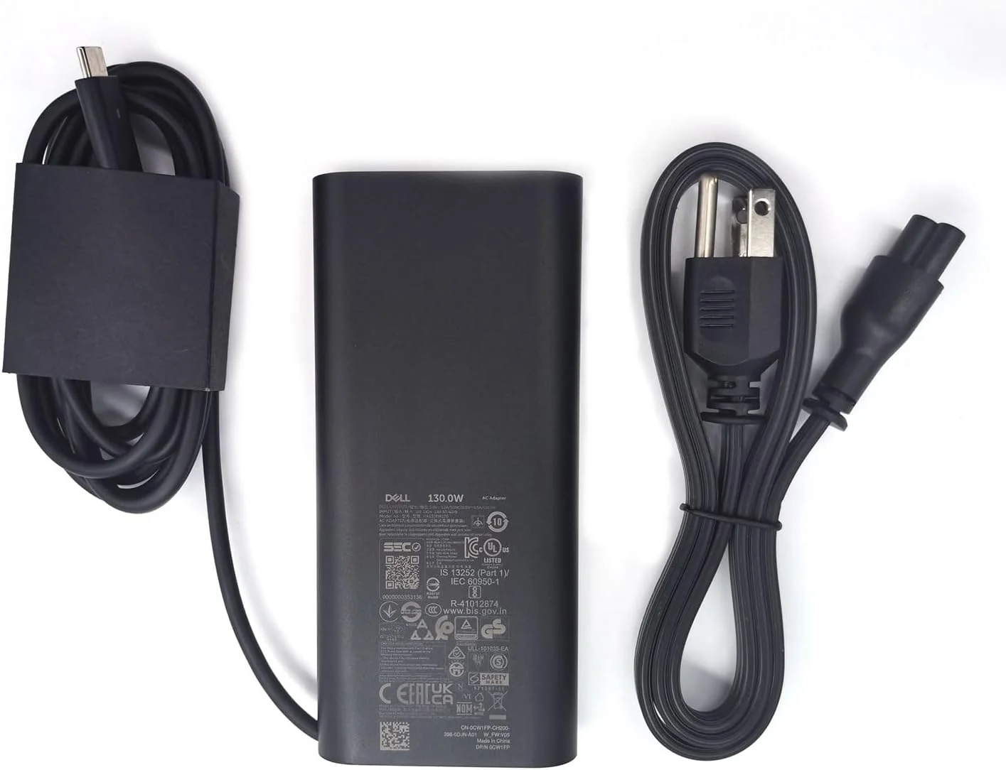 شارژر لپ تاپ دل 130 وات USB Type C (USB-C) آداپتور برق AC - XPS 9730 9530، Precision 3570 3580 3581 5470 5480 3470 3480، Alienware X14 R2، Inspiron 16 Plus 7630، HA130PM170