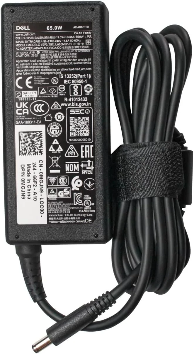 آداپتور برق 65 واتی اصلی دل Latitude 3490 و 3590 مدل 450-AECO 43NY4 MGJN9 G6J41 UK