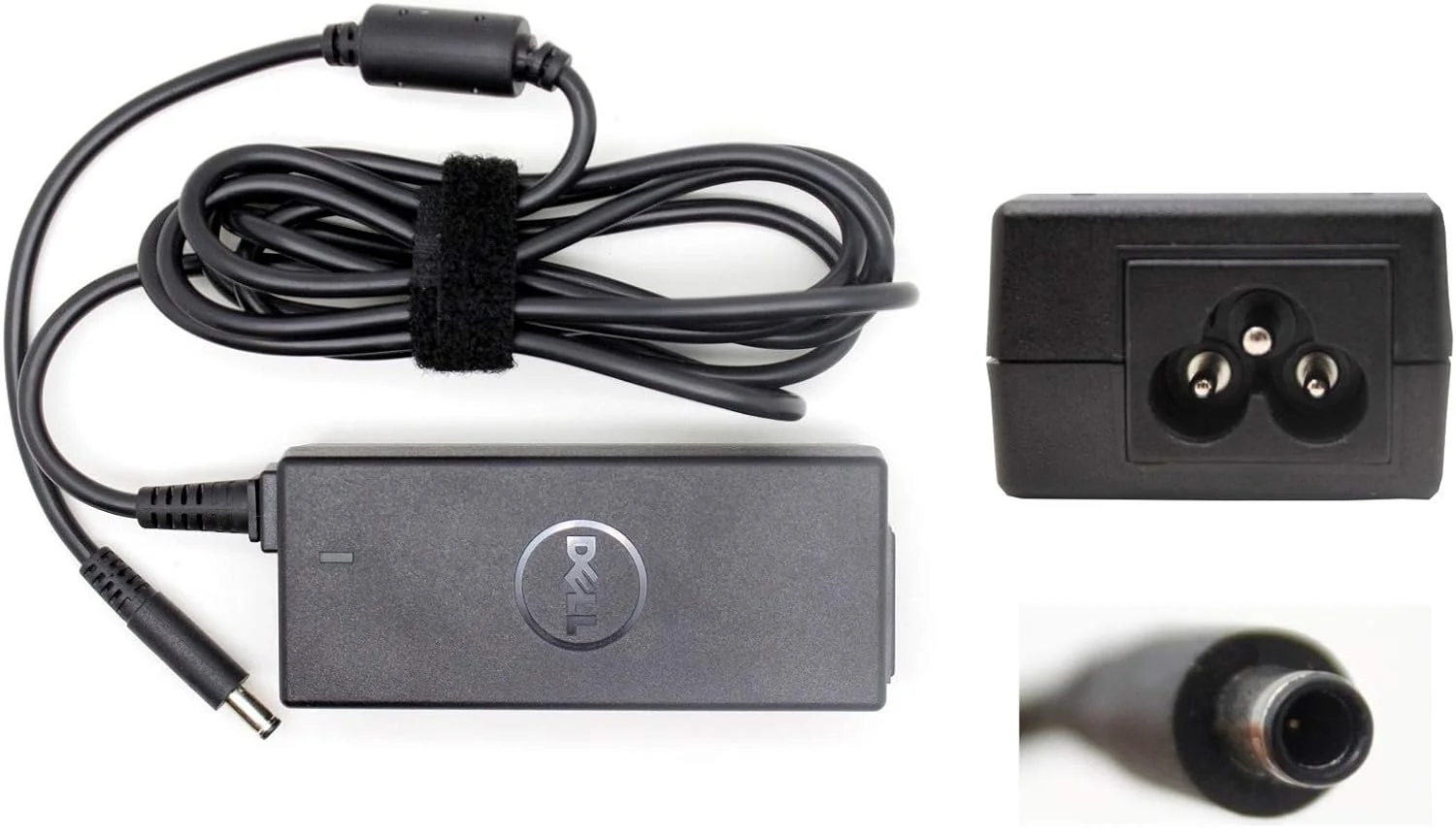 آداپتور 45 واتی اصلی دل مناسب برای لپ تاپ های Inspiron 5368 7347 7348 7352 7353 7359; 3451 3452 5451 5458 7437; 3551 3552 3558 5551 5552 5555 5558 5559 5568 7558 7568; 5755 5758 5759