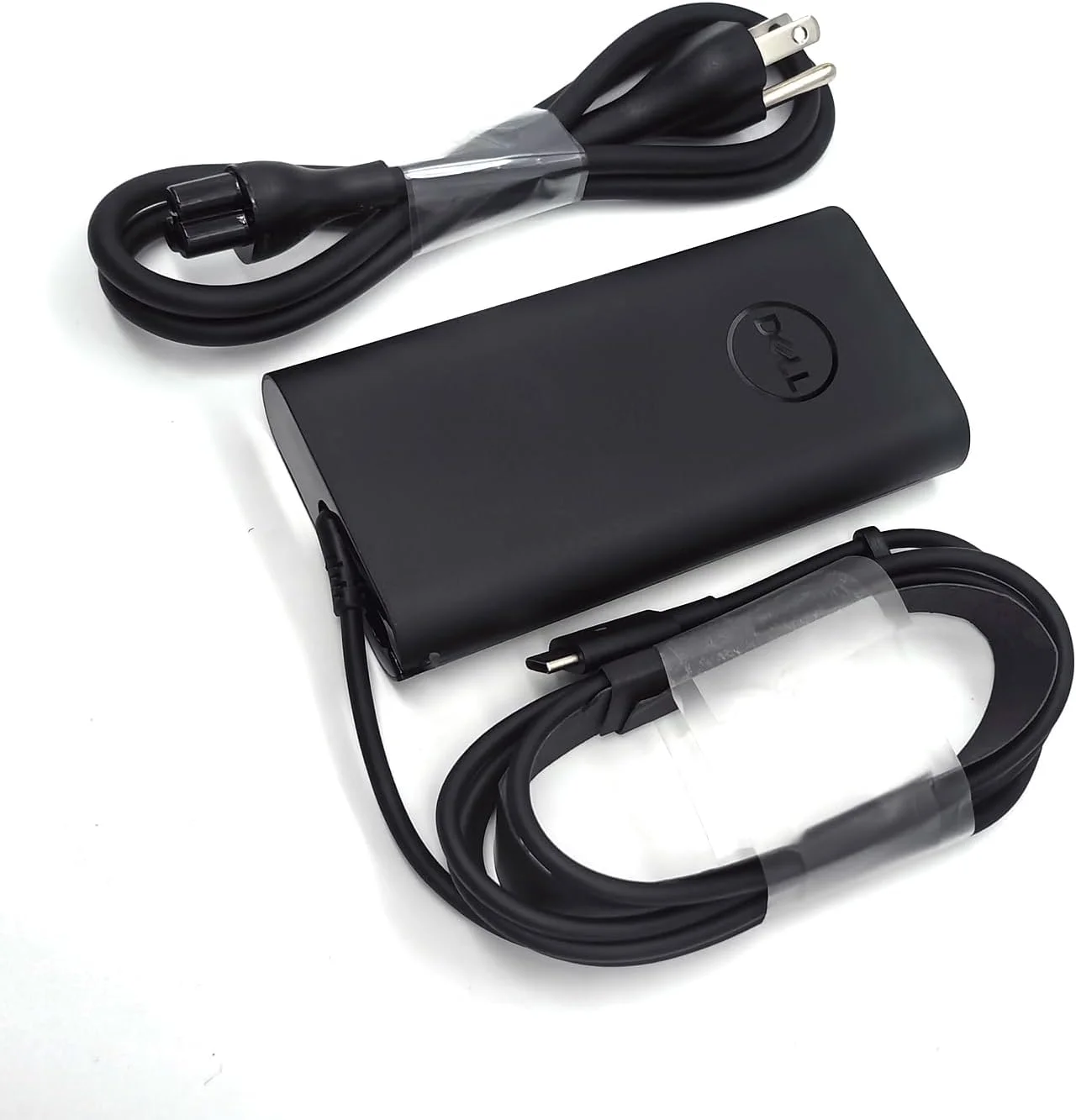 شارژر لپ تاپ دل 90 وات USB Type C GAN، آداپتور AC برای Latitude 5500 5501 5511 5520 5521 5530 5531 7520 7530، مشکی، LA90PM170
