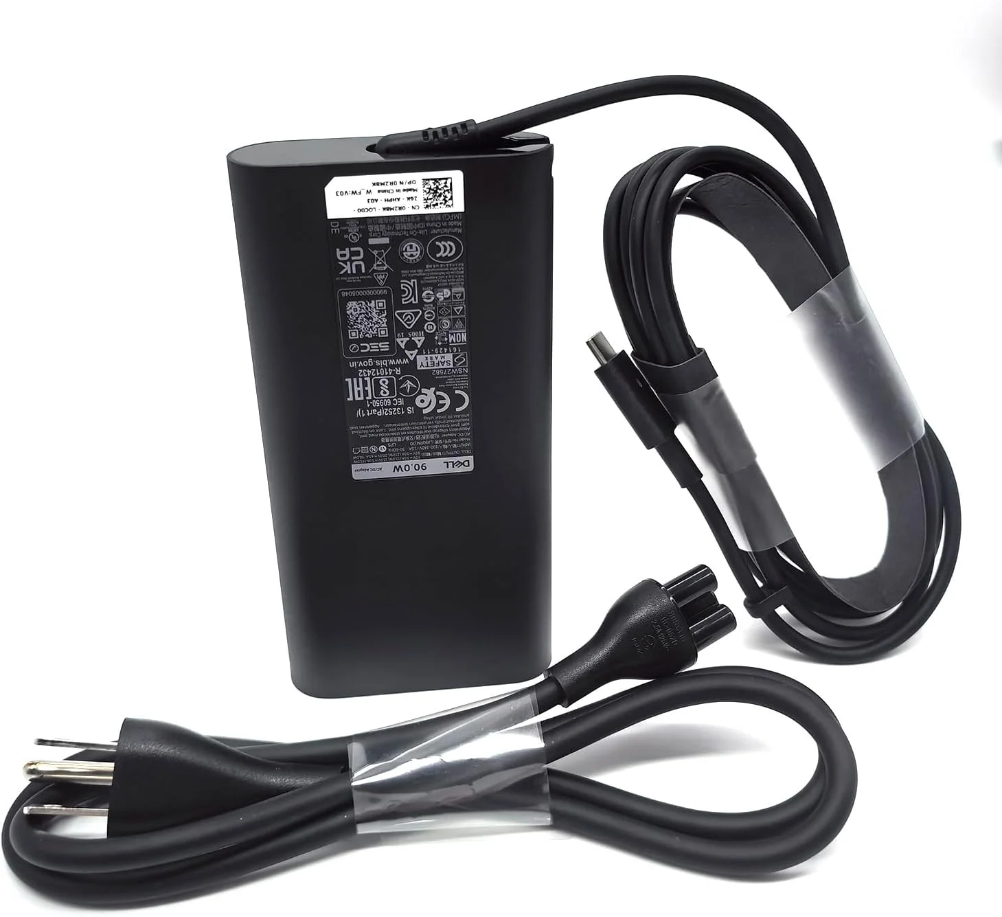 شارژر لپ تاپ دل 90 وات USB Type C GAN، آداپتور AC برای Latitude 5500 5501 5511 5520 5521 5530 5531 7520 7530، مشکی، LA90PM170 شارژر لپ تاپ دل 90 وات USB Type C GAN، آداپتور AC برای Latitude 5500 5501 5511 5520 5521 5530 5531 7520 7530، مشکی، LA90PM170