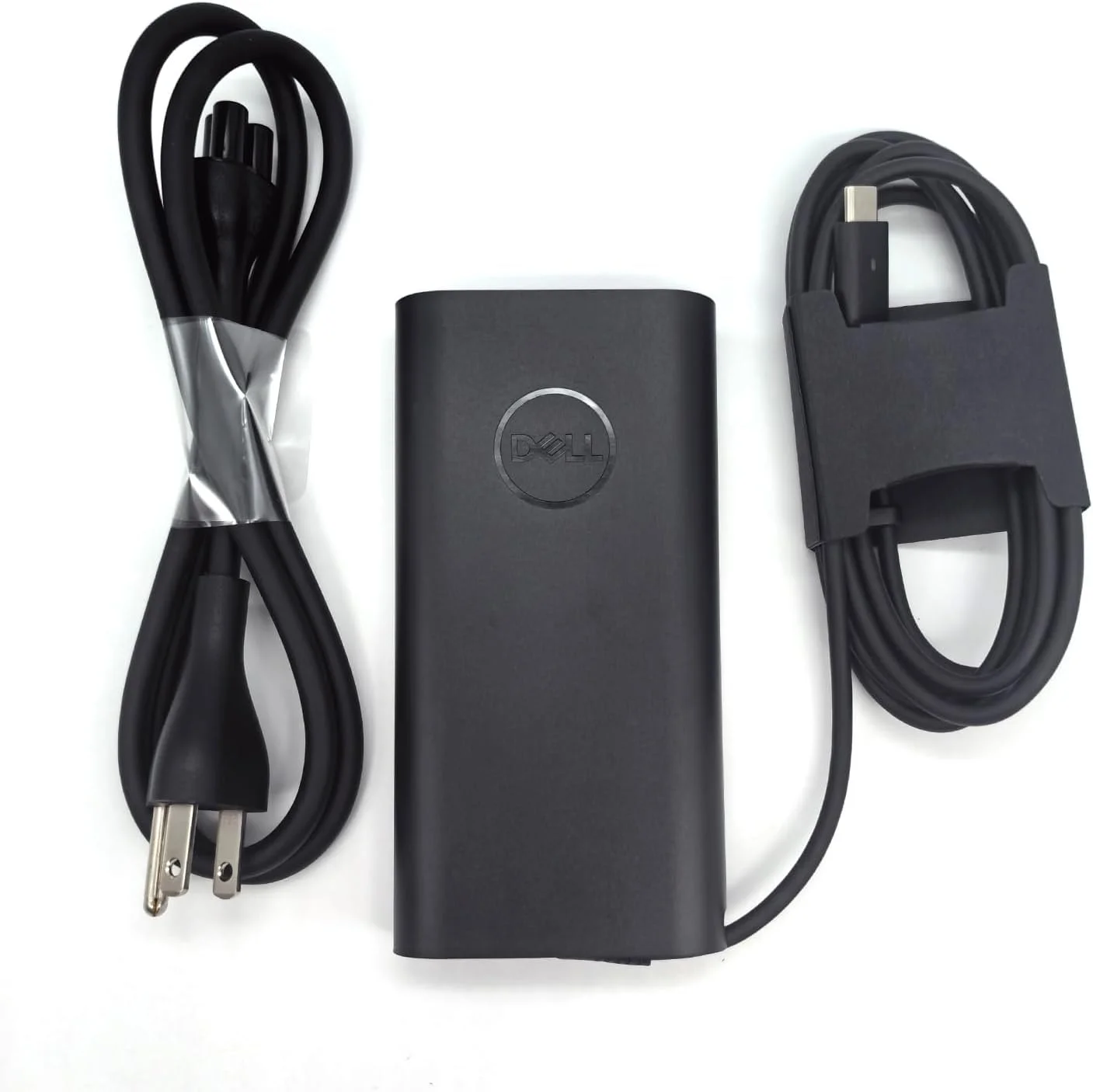 شارژر لپ تاپ دل 90 وات USB Type C GAN، سازگار با Latitude 9330 9430 7430 5530 5531 7330 5431 5531 5330 7330 7530، آداپتور AC، مشکی، LA90PM170