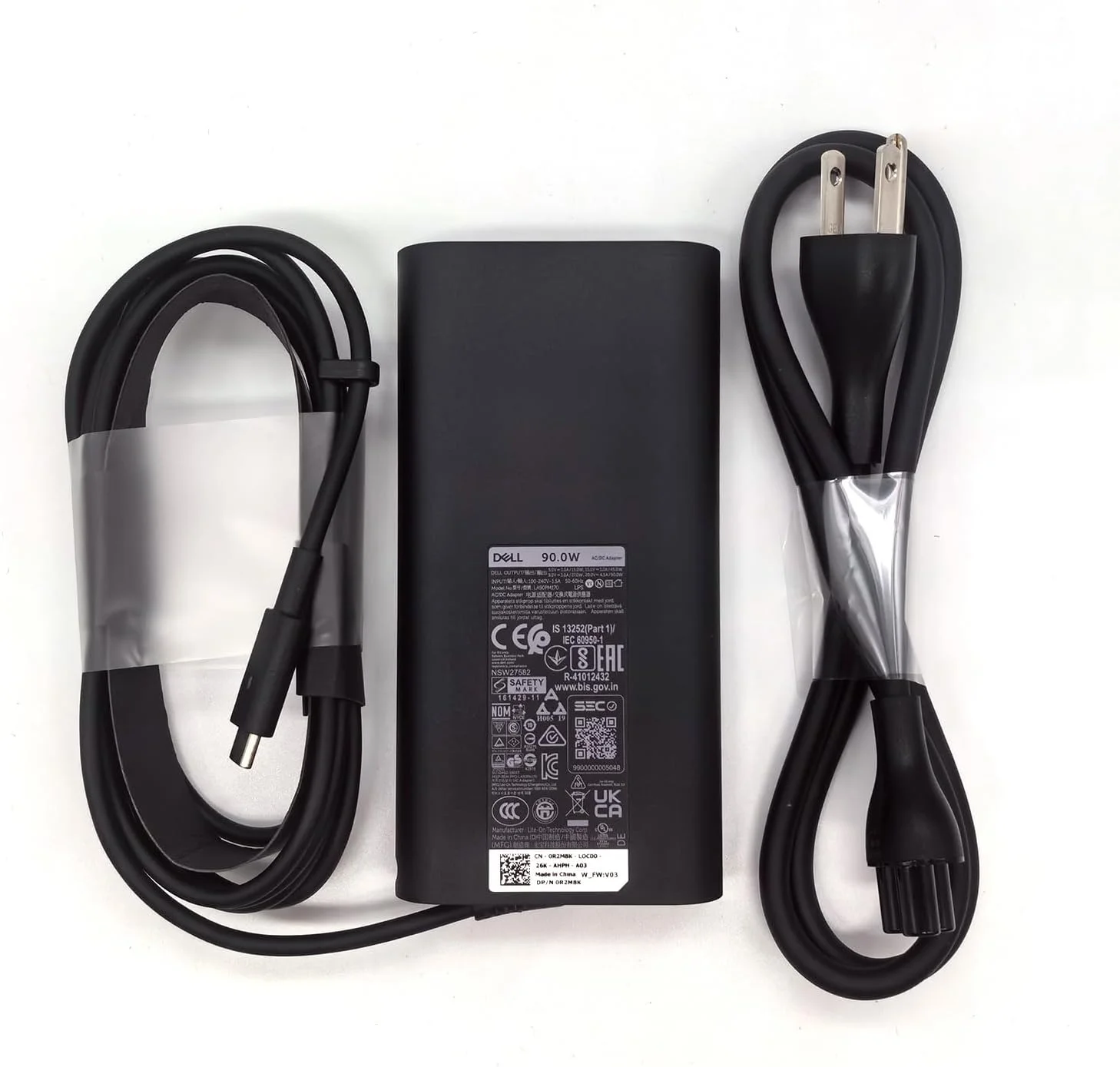 شارژر لپ تاپ دل 90 وات USB Type C GAN، آداپتور AC برای Latitude 5500 5501 5511 5520 5521 5530 5531 7520 7530، مشکی، LA90PM170 شارژر لپ تاپ دل 90 وات USB Type C GAN، آداپتور AC برای Latitude 5500 5501 5511 5520 5521 5530 5531 7520 7530، مشکی، LA90PM170