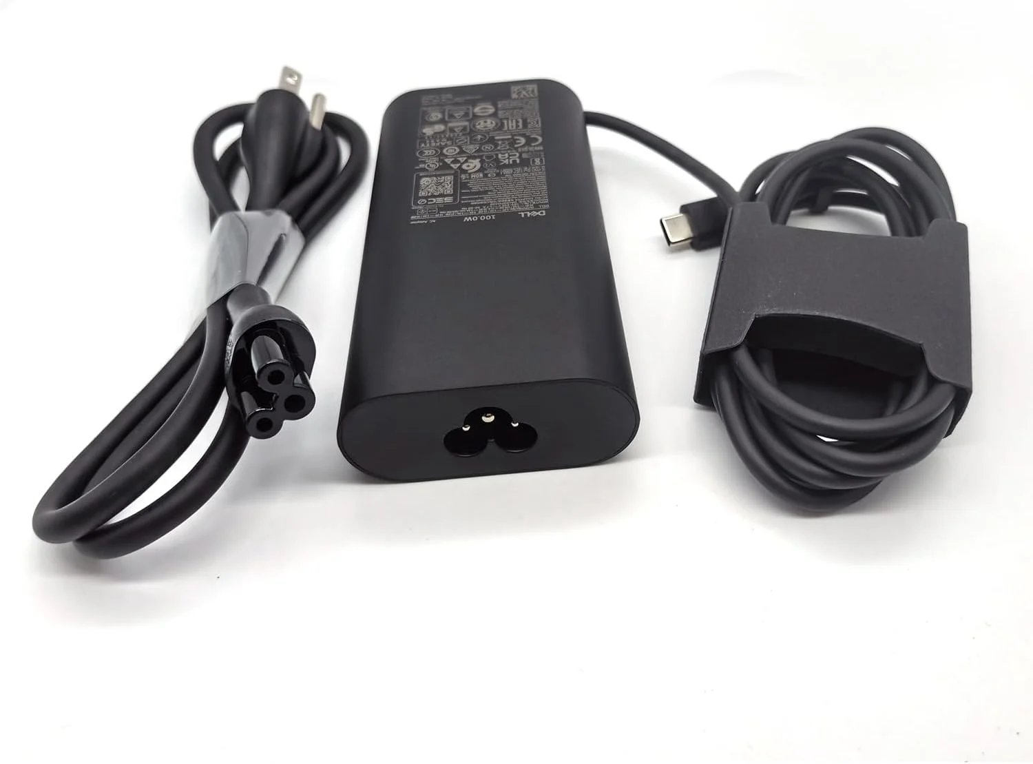 شارژر لپ تاپ 100 واتی دل USB C Type C GAN AC Adapter، شارژر Precision 3580 3580 3580 3581، آداپتور AC Latitude 7640 5540 9440، Inspiron 14 Plus 7430، مشکی، DA100PM220