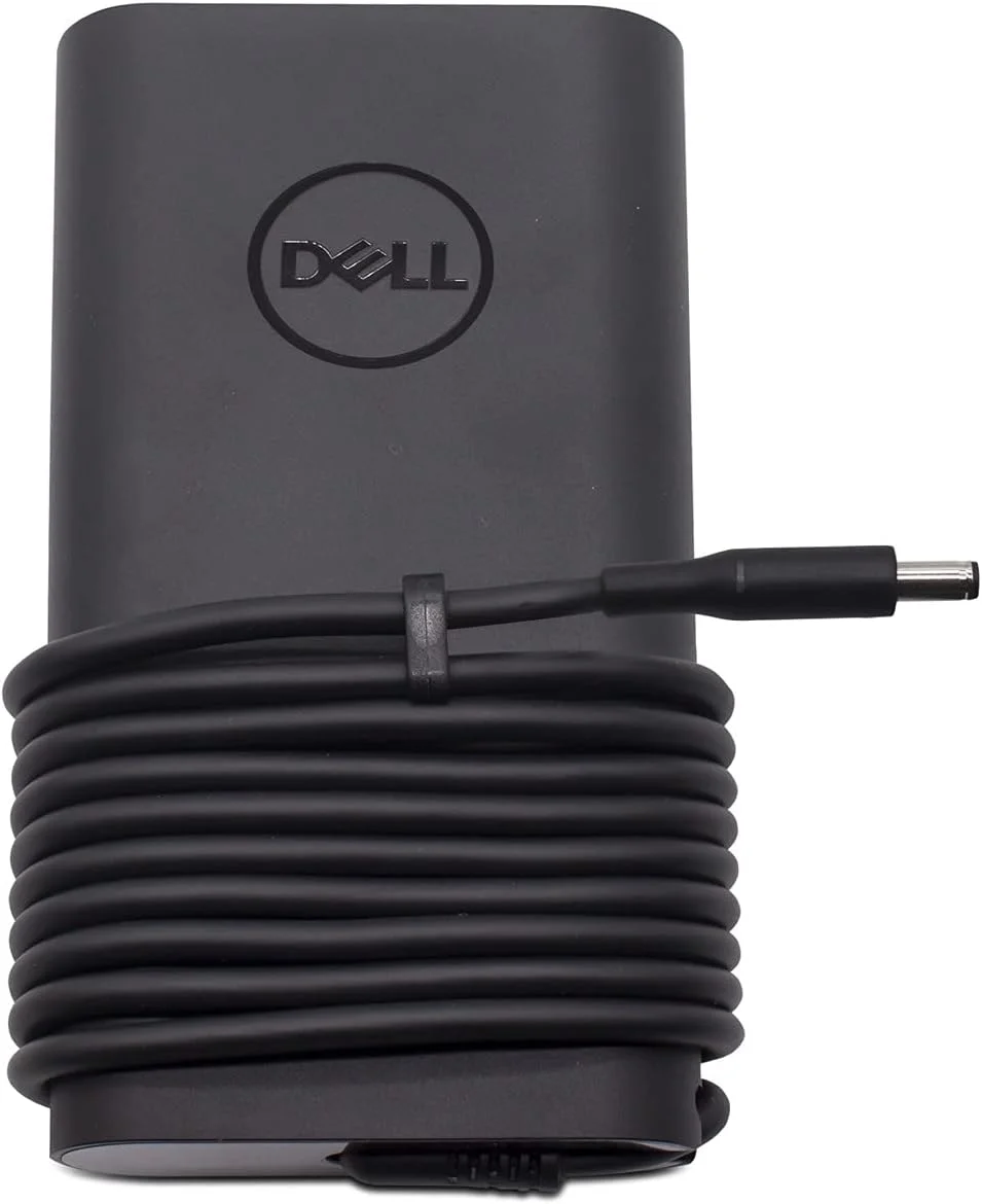 شارژر باتری لپ تاپ اورجینال جدید دل XPS 15 7590، XPS 15 9530، Precision M3800، آداپتور برق AC باریک 130 واتی – 6TTY6 - RN7NW با سیم برق رایگان