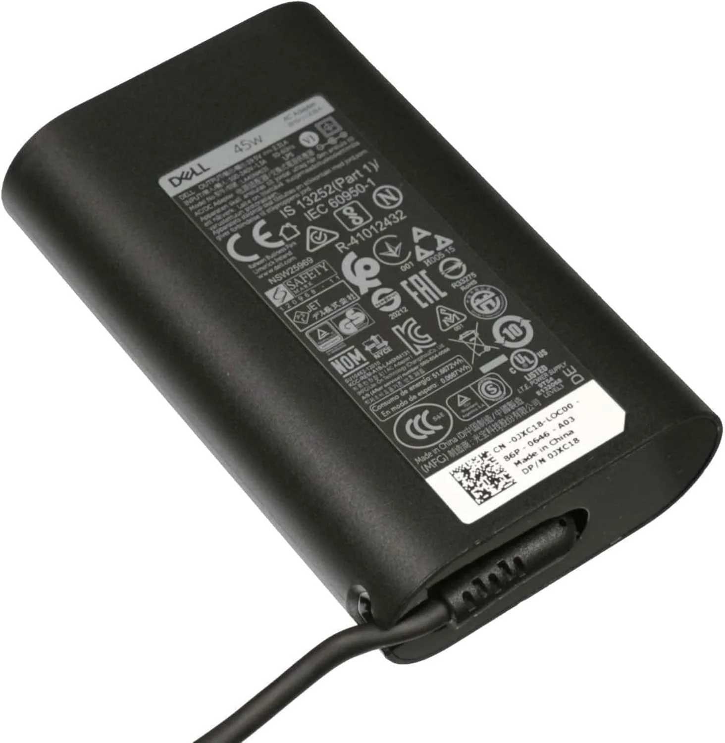 شارژر اصلی لپ تاپ دل Inspiron 15 (3567) 45 وات اسلیم