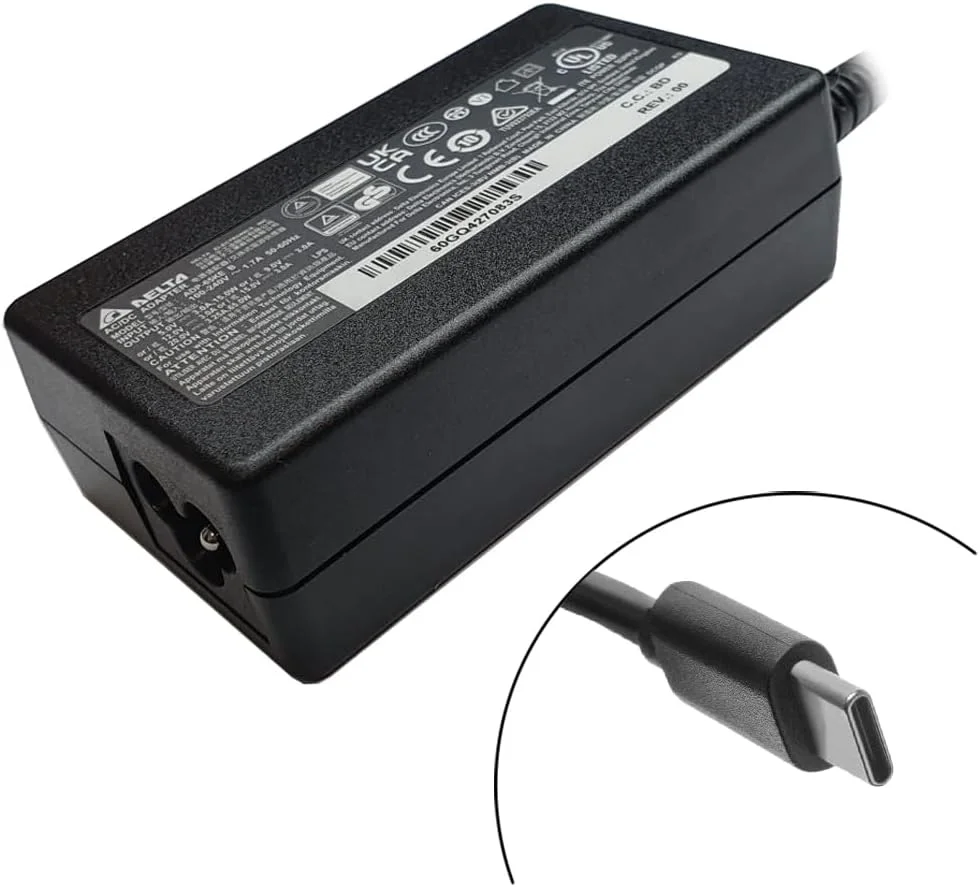 آداپتور 65 واتی USB-C دلتا سازگار با لپ تاپ های Lenovo Thinkpad A285 A485 E480 E485 E485 20KU E580 E585 L380 L380 20M5 Thinkpad X1 Carbon GEN 5 6 X1 Yoga 5Pro X1 Carbon 20HR X1 20JB X1 20K3 20K4 X270 X270 20HM آداپتور 65 واتی USB-C دلتا سازگار با لپ تاپ های Lenovo Thinkpad A285 A485 E480 E485 E485 20KU E580 E585 L380 L380 20M5 Thinkpad X1 Carbon GEN 5 6 X1 Yoga 5Pro X1 Carbon 20HR X1 20JB X1 20K3 20K4 X270 X270 20HM