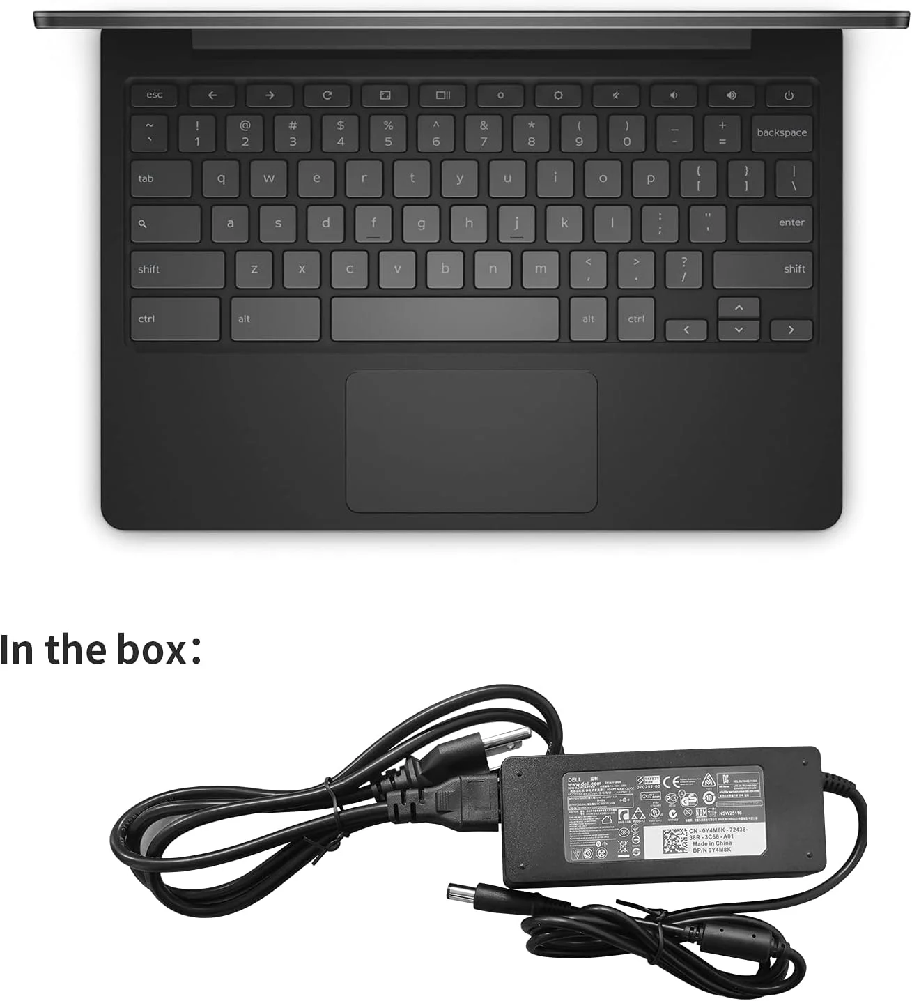 لپ تاپ Dell Chromebook 11 CB1C13 (بازسازی شده) پردازنده Intel Celeron 2955U، رم 4 گیگابایتی، حافظه 16 گیگابایتی، شارژر