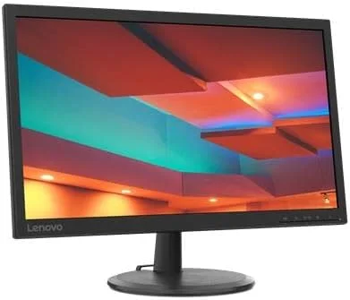 مانیتور 21.5 اینچی FHD TN لنوو مدل C22-20، با زمان پاسخگویی 5 میلی‌ثانیه، دارای پورت‌های VGA و HDMI، همراه با کابل VGA - مشکی کلاغی، 3 سال گارانتی، 62A7KAT1UK