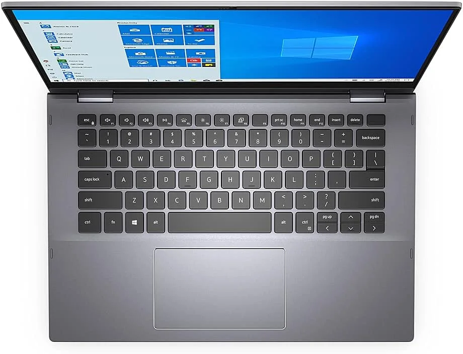 لپ تاپ پرچمدار Dell Inspiron 14 5000 5406 2 در 1، صفحه نمایش لمسی 14 اینچی FHD، پردازنده نسل 11 اینتل Quad-Core i7-1165G7، رم 8 گیگابایتی، حافظه SSD 1 ترابایتی، حسگر اثر انگشت، کیبورد با نور پس زمینه، USB-C، MaxxAudio، ویندوز 10، خاکستری