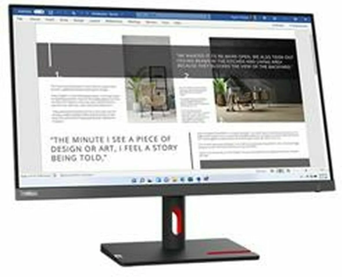 نمایشگر ال ای دی لنوو ThinkVision S27i-30 سایز 68.6 سانتی متر (27 اینچ) رزولوشن 1920 x 1080 پیکسل Full HD خاکستری