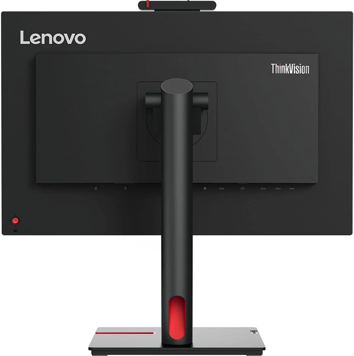 مانیتور ال سی دی وب کم 24 اینچی لنوو ThinkVision T24v-30 - 16:9 - مشکی کلاغی