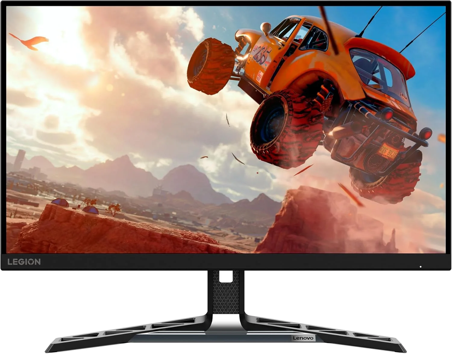مانیتور گیمینگ 27 اینچی لنوو مدل R27QE، QHD (2560 x 1440)، IPS، نرخ تازه‌سازی تا 180 هرتز، 99% sRGB، ضد انعکاس نور، قابلیت تنظیم شیب، چرخش، محور، ارتفاع، مشکی کلاغی، 3 سال گارانتی [67C5GAC1AE]