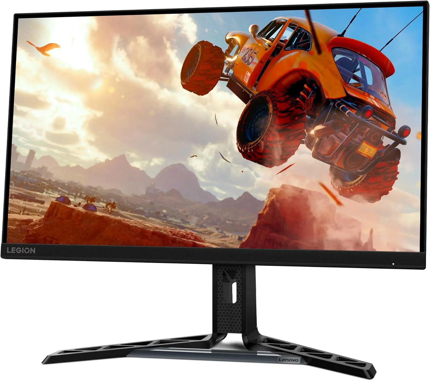 مانیتور گیمینگ 27 اینچی لنوو مدل R27QE، QHD (2560 x 1440)، IPS، نرخ تازه‌سازی تا 180 هرتز، 99% sRGB، ضد انعکاس نور، قابلیت تنظیم شیب، چرخش، محور، ارتفاع، مشکی کلاغی، 3 سال گارانتی [67C5GAC1AE]