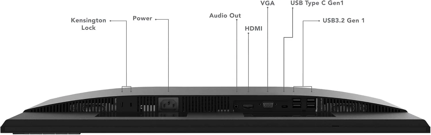مانیتور روزمره لنوو L27m-30-2022 - 27 اینچ FHD - 75 هرتز - AMD FreeSync - دارای گواهی Low Blue Light - پایه شیب دار - بلندگوهای یکپارچه - HMDI و VGA و USB-C