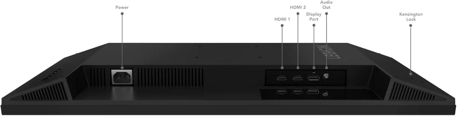مانیتور گیمینگ 27 اینچی لنوو مدل R27QE، QHD (2560 x 1440)، IPS، نرخ تازه‌سازی تا 180 هرتز، 99% sRGB، ضد انعکاس نور، قابلیت تنظیم شیب، چرخش، محور، ارتفاع، مشکی کلاغی، 3 سال گارانتی [67C5GAC1AE]