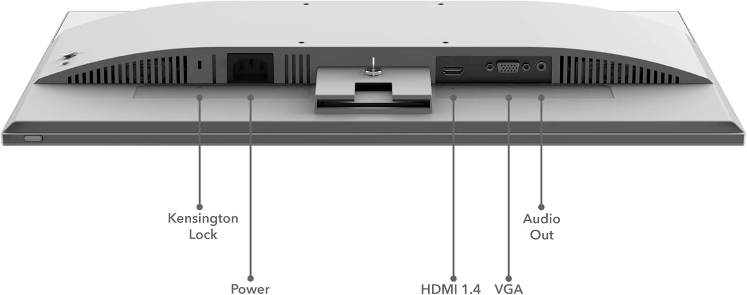مانیتور گیمینگ 22 اینچی لنوو L22i-40 با پنل IPS، کیفیت FullHD، نرخ نوسازی 75 هرتز، پورت HDMI، VGA، AMD FreeSync، بلندگو و پایه قابل تنظیم - خاکستری ابری