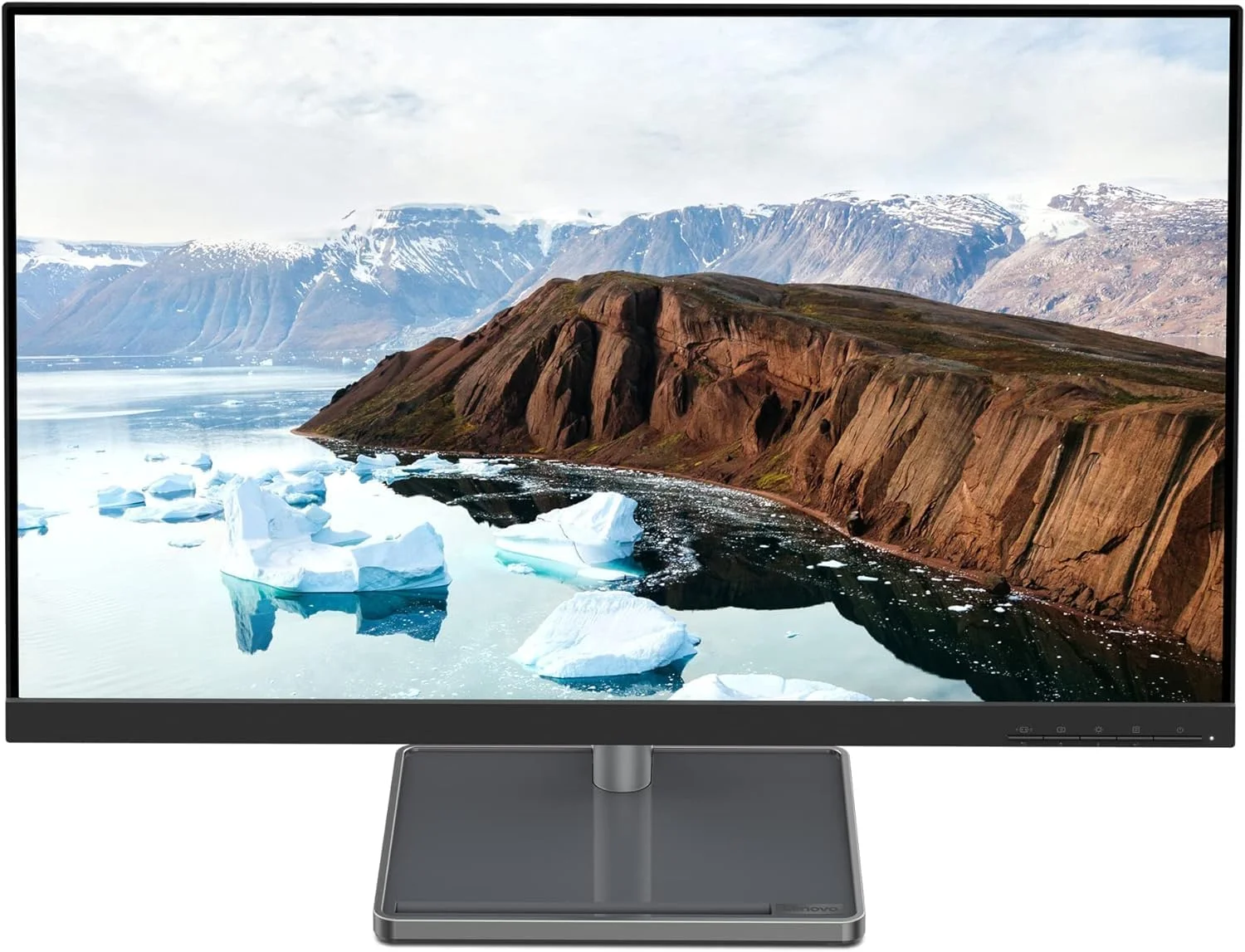 مانیتور روزمره لنوو L27m-30-2022 - 27 اینچ FHD - 75 هرتز - AMD FreeSync - دارای گواهی Low Blue Light - پایه شیب دار - بلندگوهای یکپارچه - HMDI و VGA و USB-C
