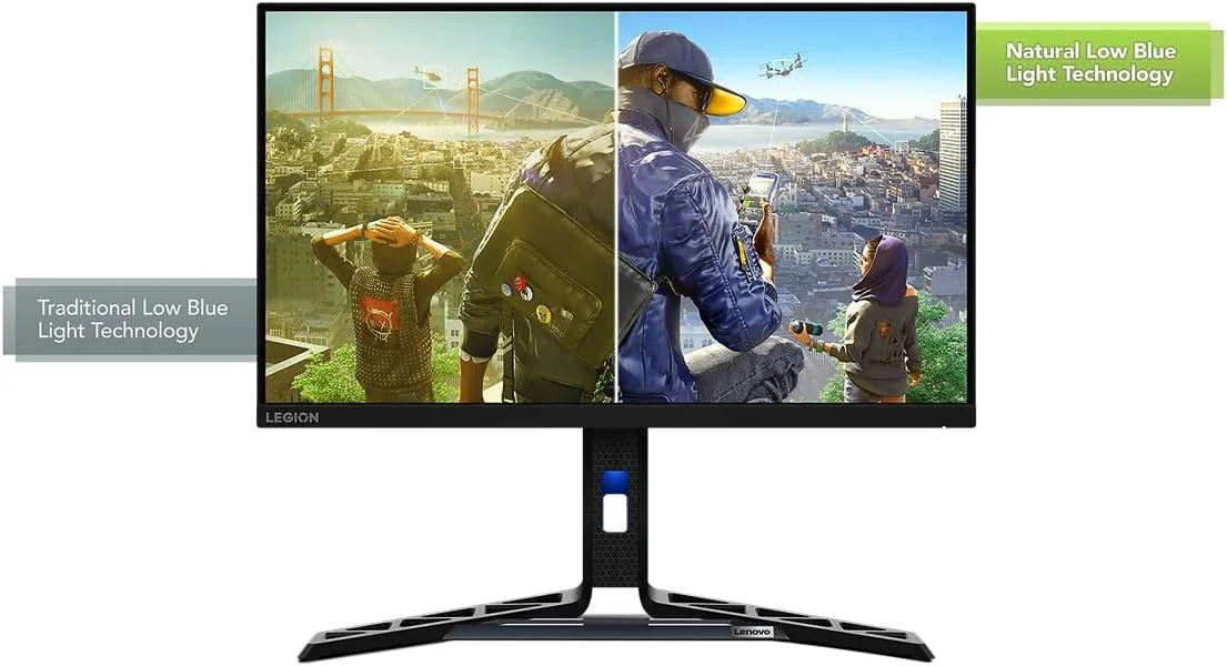 مانیتور گیمینگ 24.5 اینچی لنوو Legion R25i-30، پنل IPS FHD، نرخ بروزرسانی 180 هرتز (OC)، زمان پاسخگویی 0.5 میلی‌ثانیه (MPRT)، پوشش 99% sRGB، دارای 2 پورت HDMI 2.1 TMDS، پورت DP 1.4، قابلیت تنظیم شیب، چرخش، محور و ارتفاع، AMD FreeSync Premium [67B7GACBAE]، 3 سال گارانتی