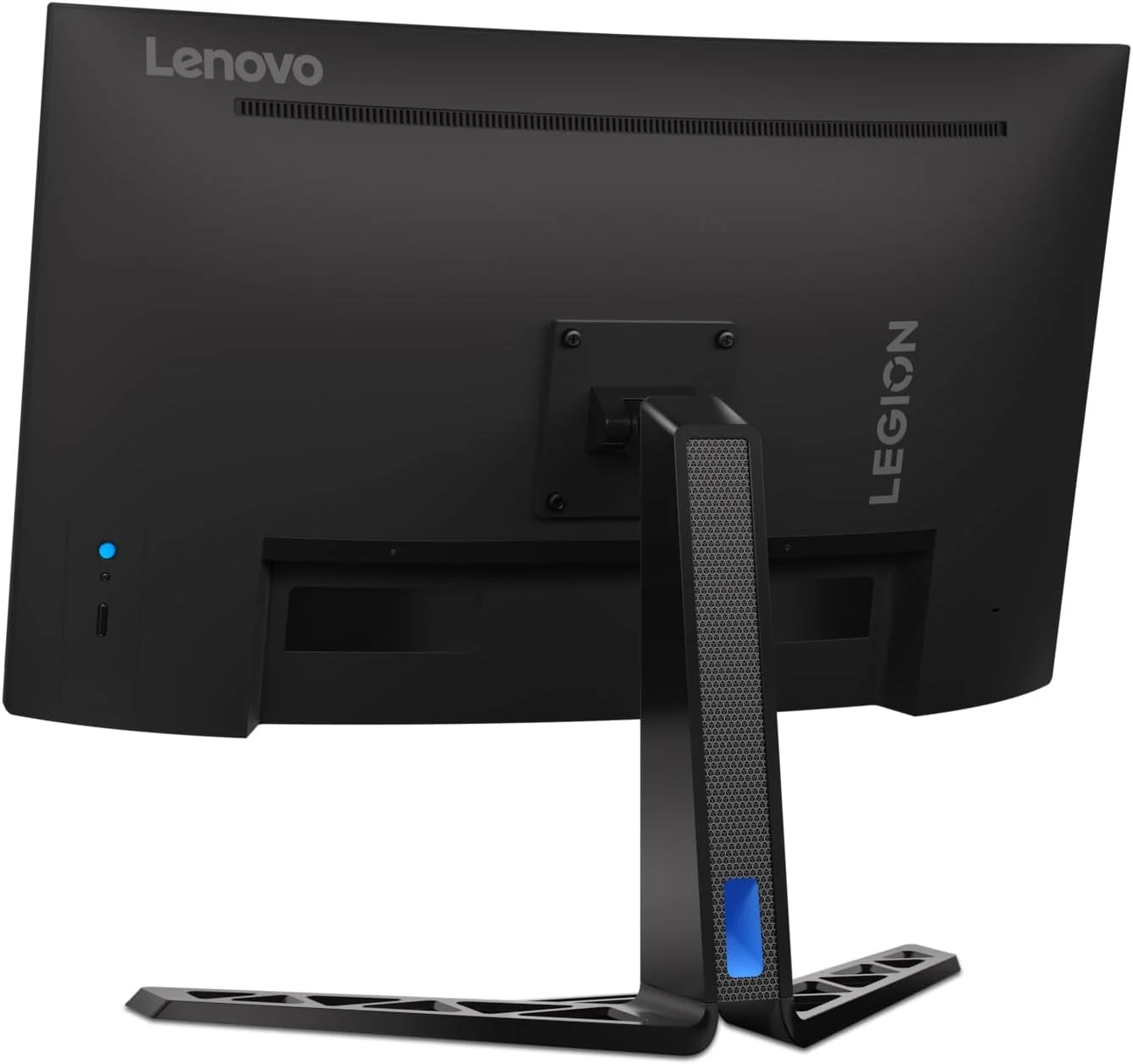 مانیتور گیمینگ لنوو Legion R32qc-30 خمیده QHD VA با نرخ 180 هرتز و زمان پاسخگویی 0.5 میلی‌ثانیه، دارای HDMI 2.1، DisplayPort، AMD FreeSync، بلندگو، قابلیت تنظیم شیب، چرخش و ارتفاع