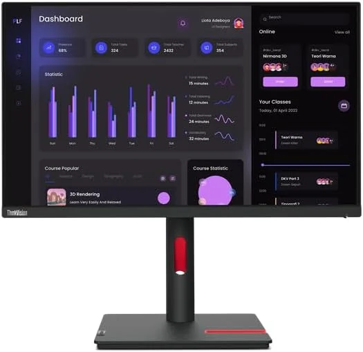 مانیتور 23.8 اینچی لنوو ThinkVision - مدل T24i-30