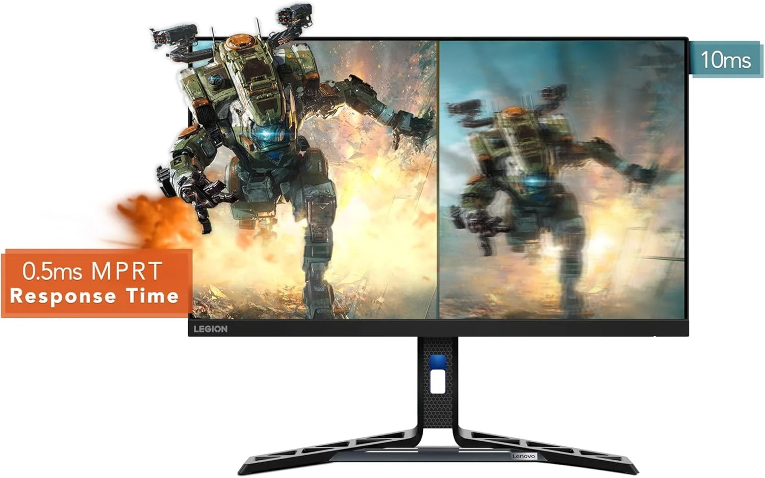 مانیتور گیمینگ 27 اینچی FHD IPS لنوو Legion R27i-30، نرخ بروزرسانی 180 هرتز (OC)، زمان پاسخگویی 0.5 میلی‌ثانیه (MPRT)، پوشش 99% sRGB، دارای 2 پورت HDMI 2.1 TMDS، پورت DP 1.4، قابلیت تنظیم شیب، چرخش، محور، ارتفاع، AMD FreeSync Premium، دارای 3 سال گارانتی [67B5GAC1AE]