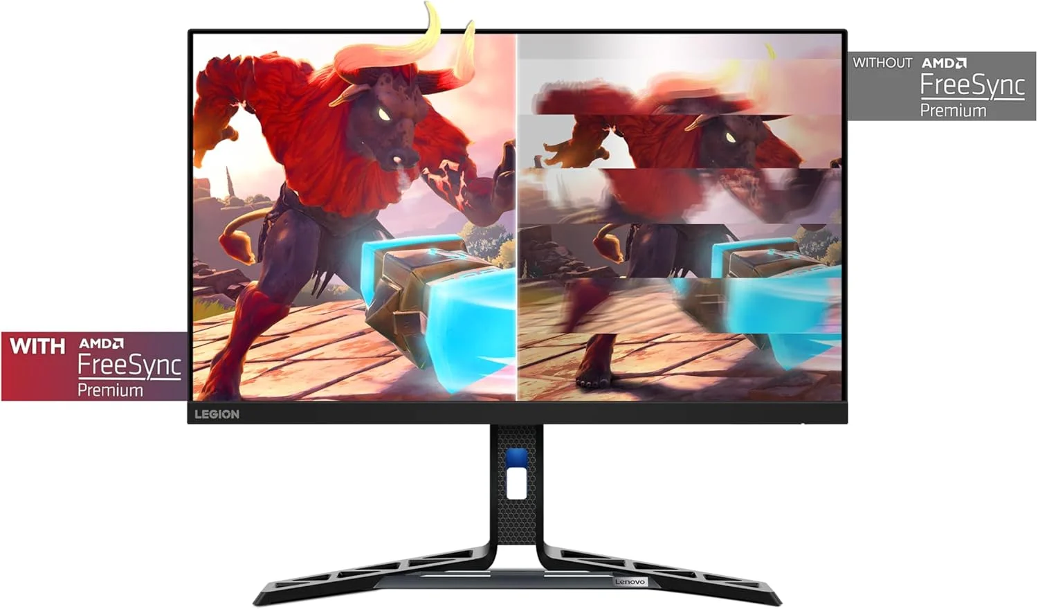 مانیتور گیمینگ 27 اینچی FHD IPS لنوو Legion R27i-30، نرخ بروزرسانی 180 هرتز (OC)، زمان پاسخگویی 0.5 میلی‌ثانیه (MPRT)، پوشش 99% sRGB، دارای 2 پورت HDMI 2.1 TMDS، پورت DP 1.4، قابلیت تنظیم شیب، چرخش، محور، ارتفاع، AMD FreeSync Premium، دارای 3 سال گارانتی [67B5GAC1AE]
