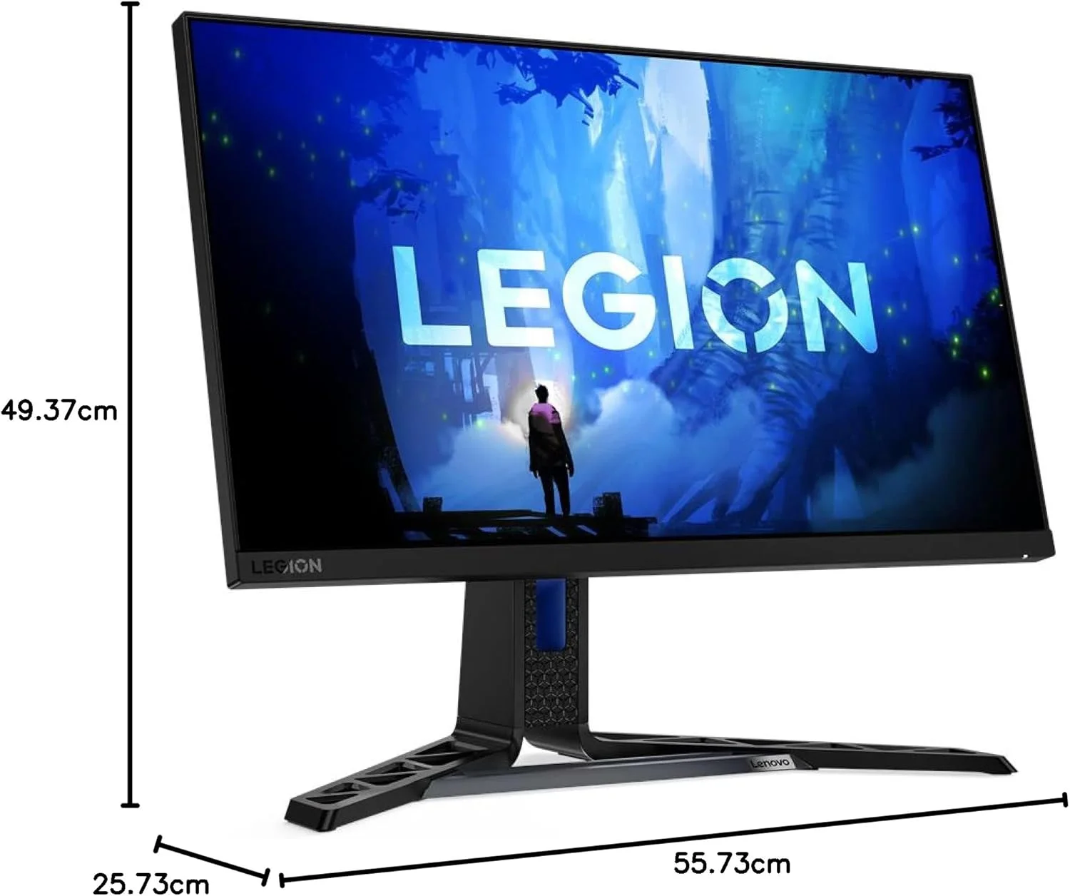 مانیتور گیمینگ 24.5 اینچی لنوو Legion Y25-30 IPS FullHD 240Hz (280HZ OC) 0.5ms,HDMI 2.0,DP 1.4,USB 3.2 Gen1 Raven Black