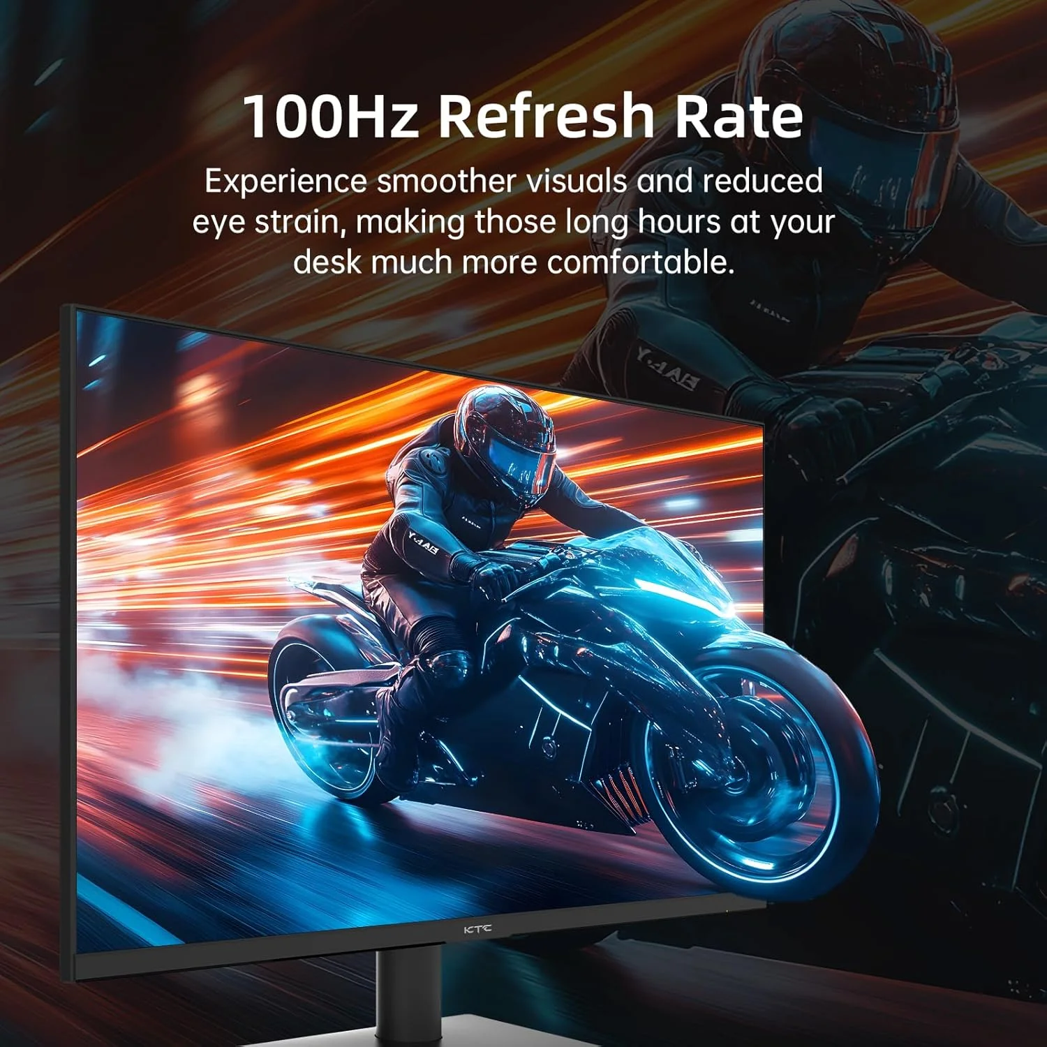 مانیتور 24 اینچ KTC - مانیتور گیمینگ 1080P 100Hz FreeSync با HDR10، قابلیت نصب VESA، قابلیت تنظیم شیب، طراحی ZeroFrame، پورت های HDMI، VGA، هدفون، مانیتور کار کامپیوتر برای دفتر مانیتور 24 اینچ KTC - مانیتور گیمینگ 1080P 100Hz FreeSync با HDR10، قابلیت نصب VESA، قابلیت تنظیم شیب، طراحی ZeroFrame، پورت های HDMI، VGA، هدفون، مانیتور کار کامپیوتر برای دفتر