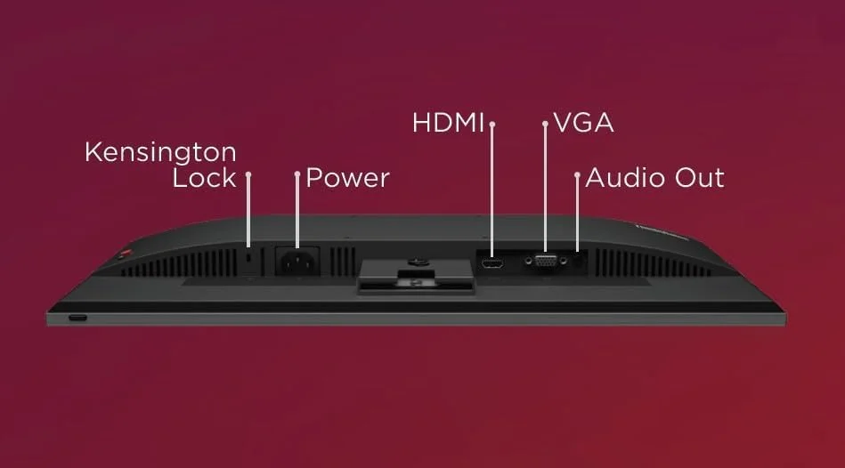 مانیتور 21.5 اینچی FHD لنوو ThinkVision S22i-30، رزولوشن 1920x1080، پنل IPS، نور پس زمینه WLED، نرخ تازه سازی 75 هرتز، VRB 6ms، روشنایی 250 نیت، 1xHDMI، 1xVGA، 1xAudio Out، Eyesafe 2.0، مشکی کلاغی