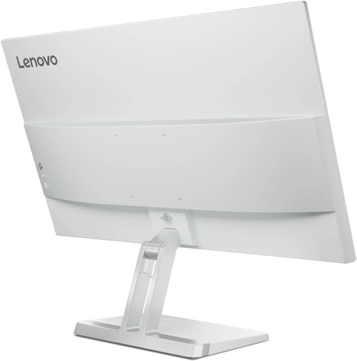 مانیتور 23.8 اینچی لنوو L27i-4A IPS FullHD 100Hz 1ms با HDMI، VGA، پایه فلزی، بلندگوها، نگهدارنده تلفن - خاکستری ابری
