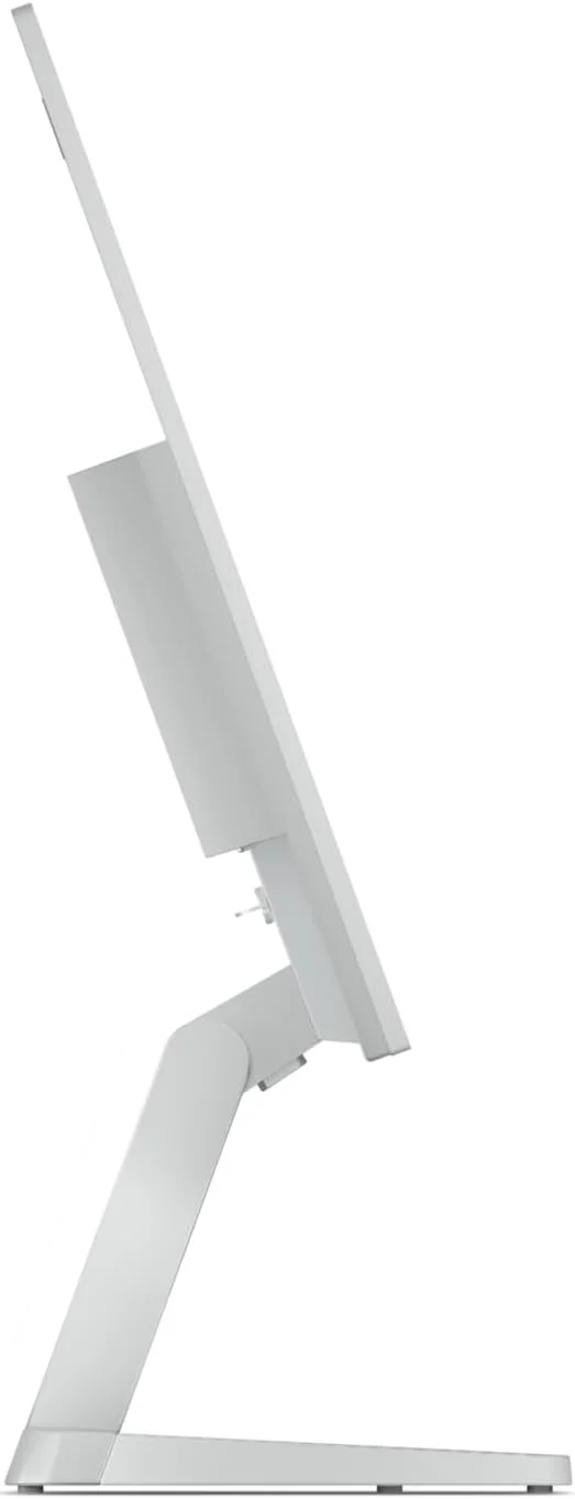 مانیتور 23.8 اینچی لنوو L27i-4A IPS FullHD 100Hz 1ms با HDMI، VGA، پایه فلزی، بلندگوها، نگهدارنده تلفن - خاکستری ابری