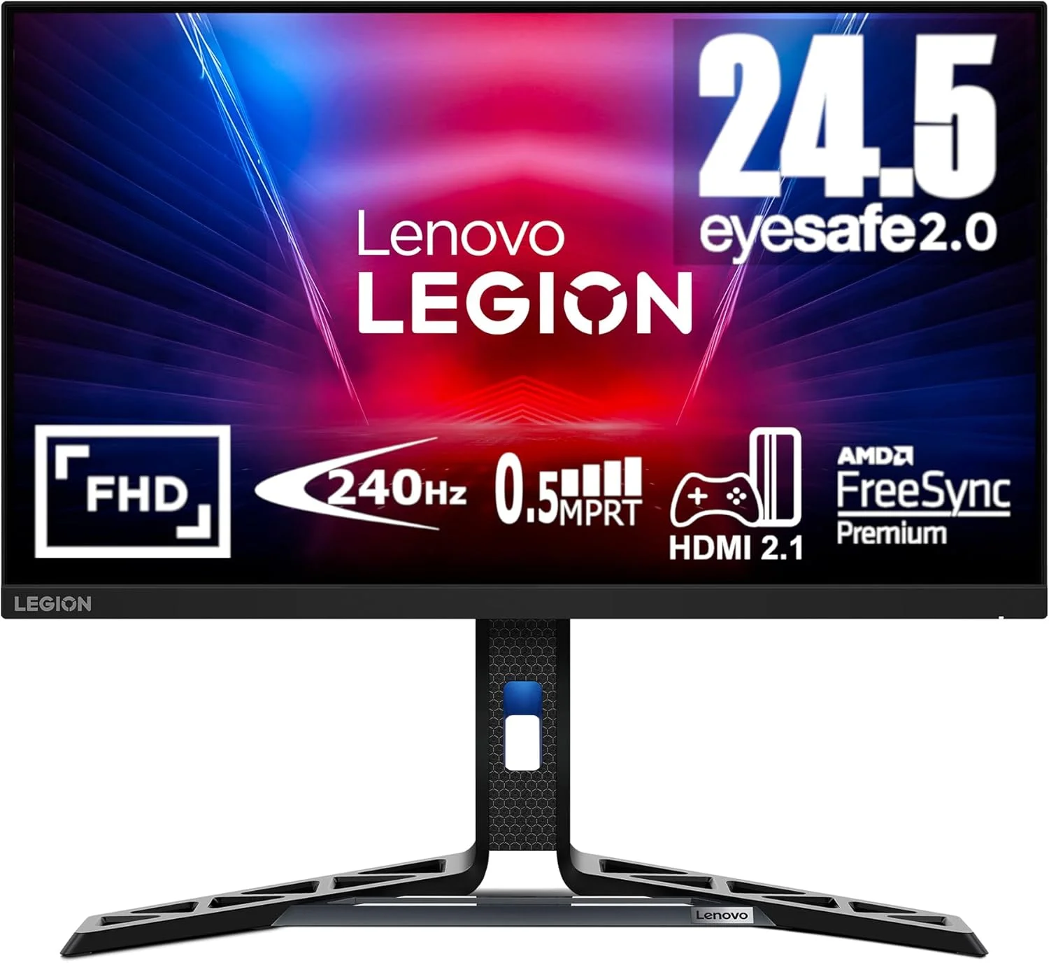 نمایشگر ال ای دی لنوو Legion R25f-30 سایز 62.2 سانتی متر (24.5 اینچ) رزولوشن 1920 x 1080 پیکسل فول اچ دی مشکی