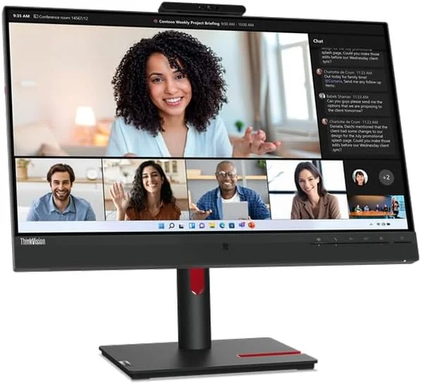 مانیتور کنفرانس 24 اینچی لنوو ThinkVision FHD (T24MV-30) شامل کیبورد و ماوس سیمی + ماوس پد First Wave | USB Type-C، ضد تابش نور، ورودی HDMI، نور آبی کم، حسگر هوشمند مانیتور کنفرانس 24 اینچی لنوو ThinkVision FHD (T24MV-30) شامل کیبورد و ماوس سیمی + ماوس پد First Wave | USB Type-C، ضد تابش نور، ورودی HDMI، نور آبی کم، حسگر هوشمند