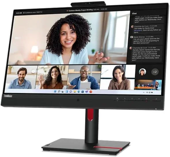 مانیتور کنفرانس 24 اینچی لنوو ThinkVision FHD (T24MV-30) شامل کیبورد و ماوس سیمی + ماوس پد First Wave | USB Type-C، ضد تابش نور، ورودی HDMI، نور آبی کم، حسگر هوشمند مانیتور کنفرانس 24 اینچی لنوو ThinkVision FHD (T24MV-30) شامل کیبورد و ماوس سیمی + ماوس پد First Wave | USB Type-C، ضد تابش نور، ورودی HDMI، نور آبی کم، حسگر هوشمند