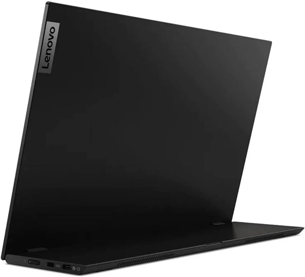 مانیتور قابل حمل لمسی 14 اینچی FHD لنوو مدل ThinkVision M14 با پنل IPS، زمان پاسخگویی 6 میلی‌ثانیه، 2 پورت USB 3.1 Type-C و قلم فعال - مشکی کلاغی