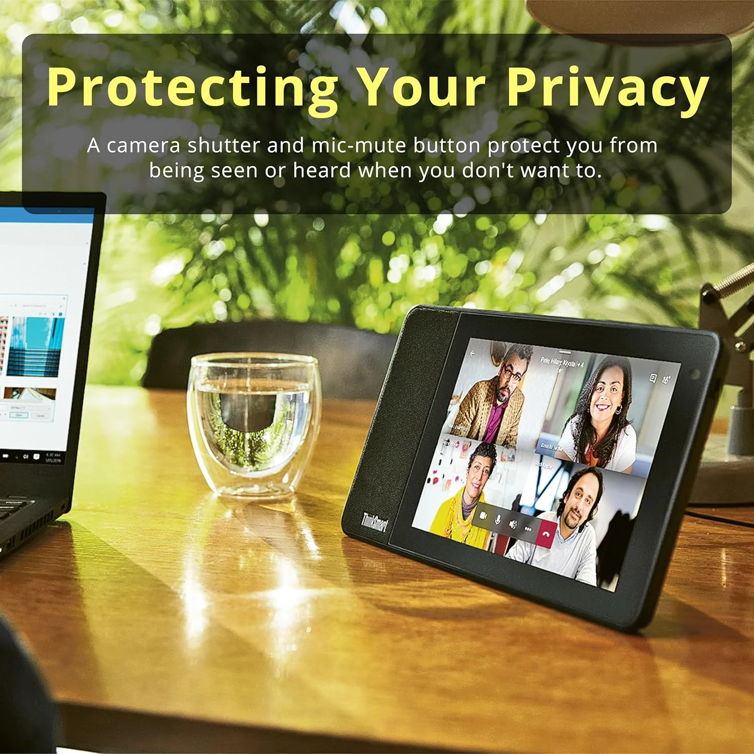 تجهیزات کنفرانس ویدیویی Lenovo ThinkSmart View ZA690000US - Full HD - شبکه بی سیم