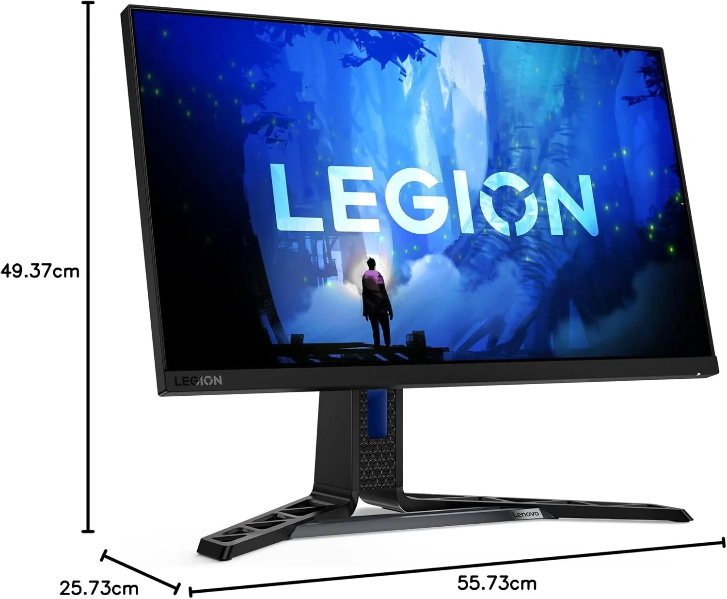 مانیتور گیمینگ 24.5 اینچی FHD لنوو Legion Y25-30 - IPS، 240 هرتز/280 هرتز OC، 0.5 میلی‌ثانیه، HDR400، AMD FreeSync Premium، 99% sRGB، هاب USB، بلندگوهای داخلی، 3 سال گارانتی لنوو
