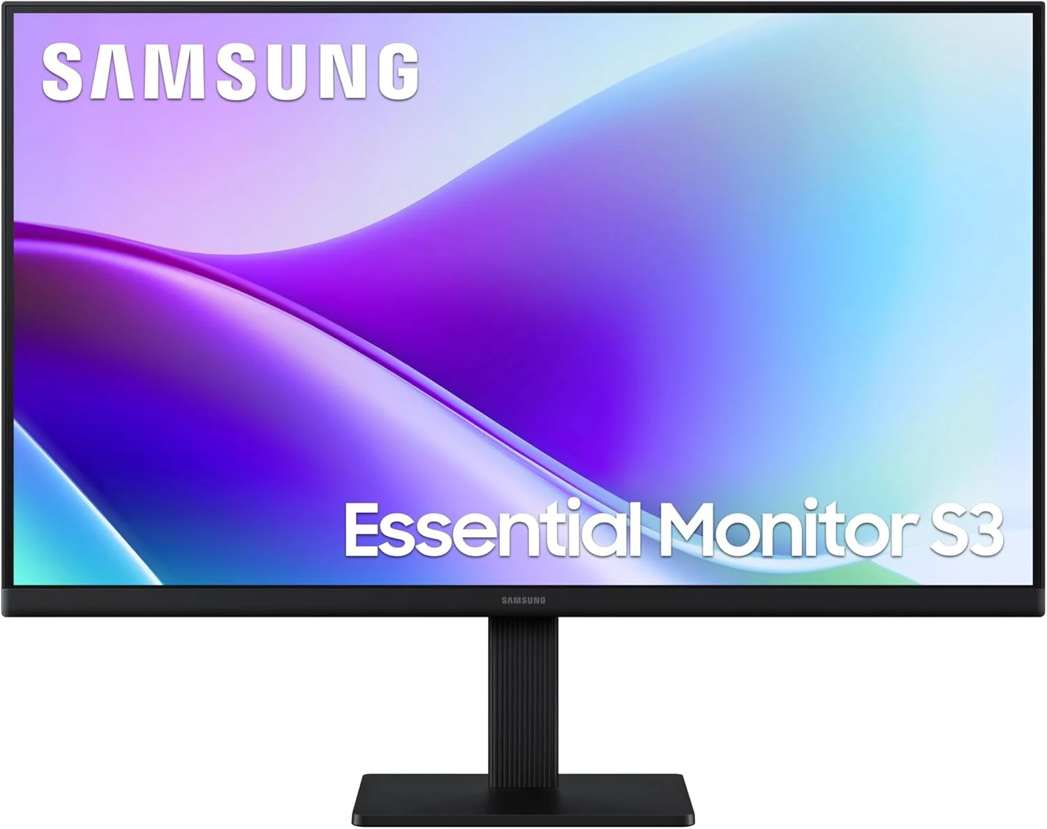 مانیتور 24 اینچ سامسونگ مدل S32GF FHD (1,920 x 1,080) با نرخ تازه سازی 120 هرتز و زمان پاسخگویی 5 میلی ثانیه مناسب برای بازی و کاربری اداری