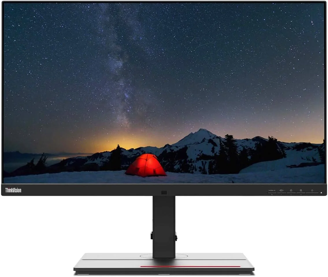 مانیتور 27 اینچی لنوو ThinkVision P27u-20 4K UHD WLED LCD - نسبت تصویر 16:9 - مشکی کلاغی