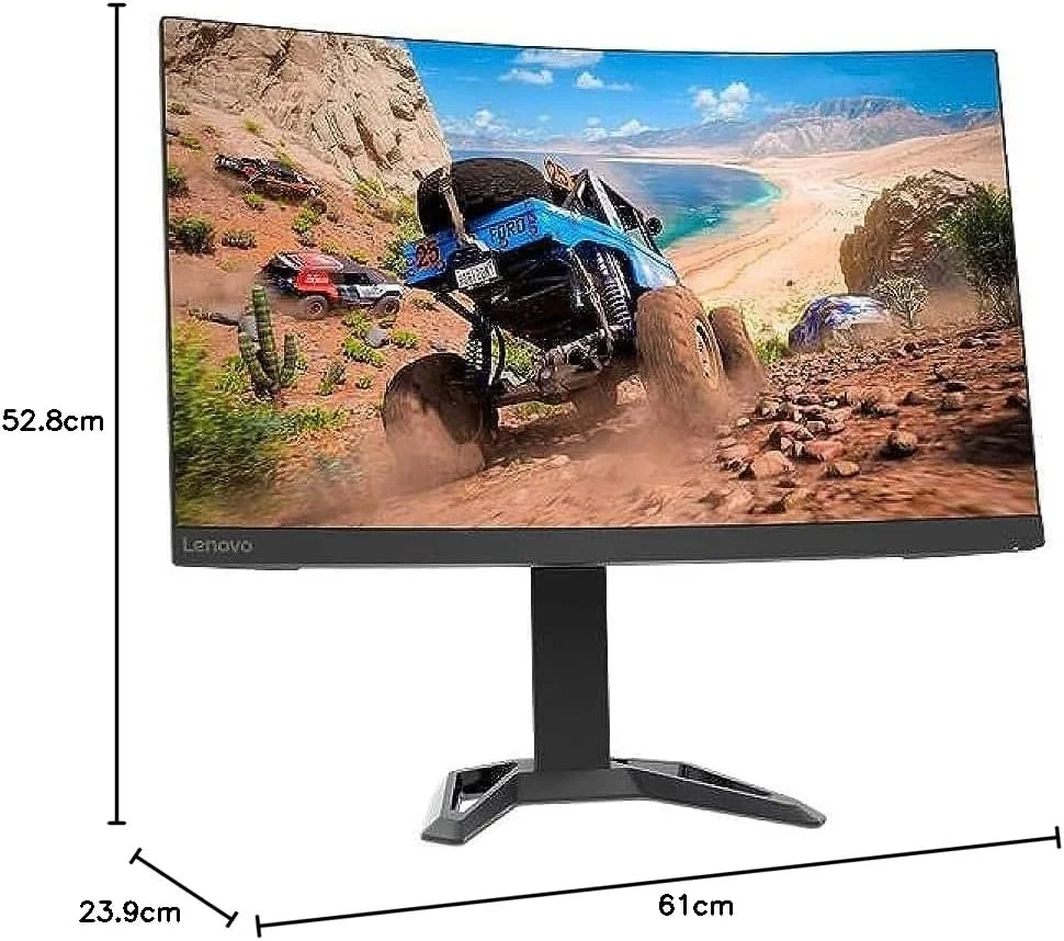 مانیتور گیمینگ خمیده 27 اینچی Lenovo G27c-30 FullHD VA، 165 هرتز، 1 میلیثانیه، HDMI 2.0، DP 1.4، FreeSync Premium، بلندگوها، قابلیت تنظیم شیب/ارتفاع مانیتور گیمینگ خمیده 27 اینچی Lenovo G27c-30 FullHD VA، 165 هرتز، 1 میلیثانیه، HDMI 2.0، DP 1.4، FreeSync Premium، بلندگوها، قابلیت تنظیم شیب/ارتفاع