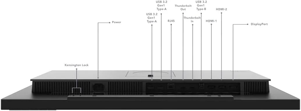 مانیتور 27 اینچی لنوو ThinkVision P27u-20 4K UHD WLED LCD - نسبت تصویر 16:9 - مشکی کلاغی مانیتور 27 اینچی لنوو ThinkVision P27u-20 4K UHD WLED LCD - نسبت تصویر 16:9 - مشکی کلاغی