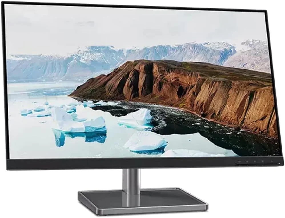 مانیتور 27 اینچی لنوو L27m-30 IPS FullHD با USB Type-C، وب کم، HDMI، VGA، مشکی - 66DEKAC2AE